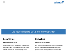 Tablet Screenshot of calanda.ch